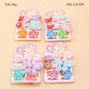 盒装亮片卡通配件鸭夹小爪套装（2+2+2）