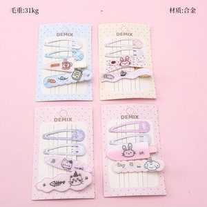 盒装卡通亚克力印花BB夹鸭夹