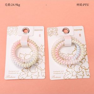 盒装三根细条渐变电话线