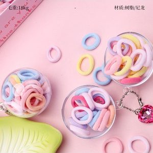 盒装圆球儿童棉皮筋
