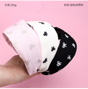 蝴蝶结印花宽网头扣